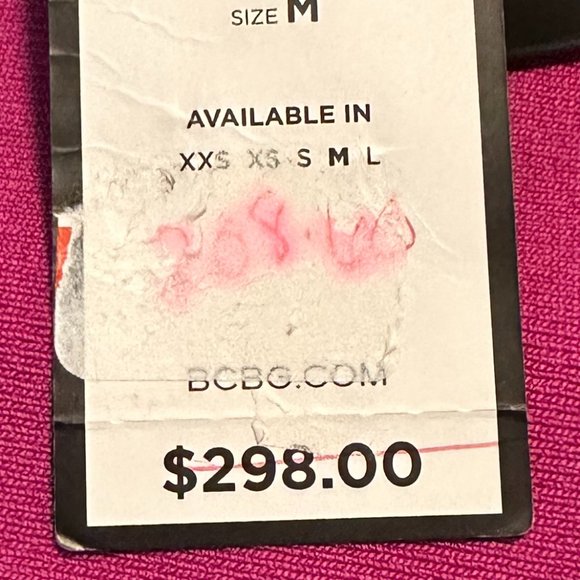 NWT BCBG MaxAzria Women's Aliza Sleeveless Slim Fit Block Colored Dress Size Med - Picture 16 of 16